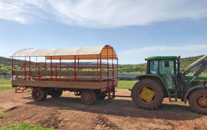 Un toit sur le chariot des visites !